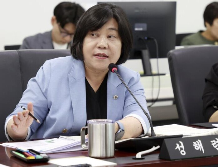 성남시의회 성해련 의원, 신상진 시장...