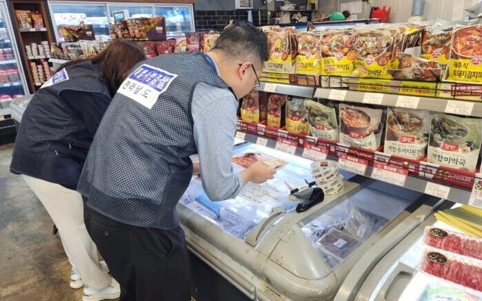 전남도, 축산물 이력 표시 위반 7개...