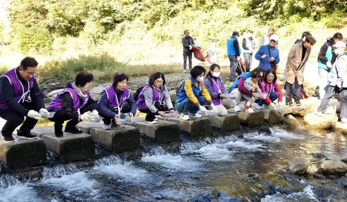 부평구, 굴포천 자연형하천 대청소 행...