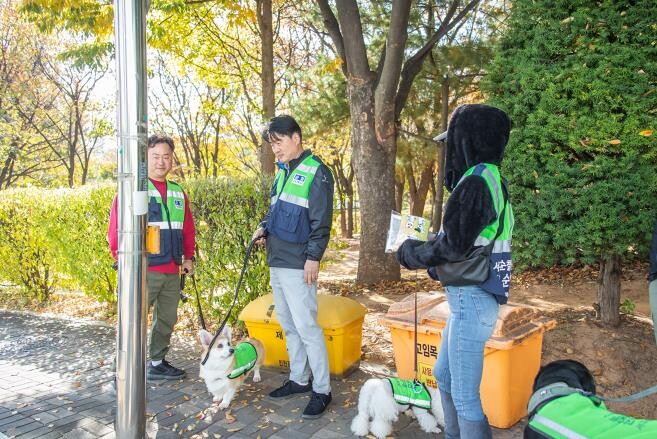 인천 서구 순찰댕, 원신근린공원 합동...