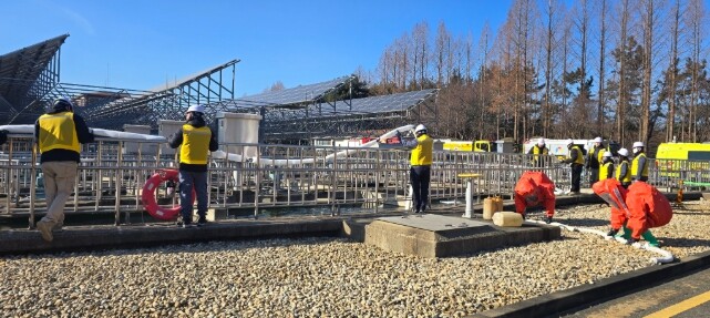 인천시, 공촌정수장 화학테러 대비 수...