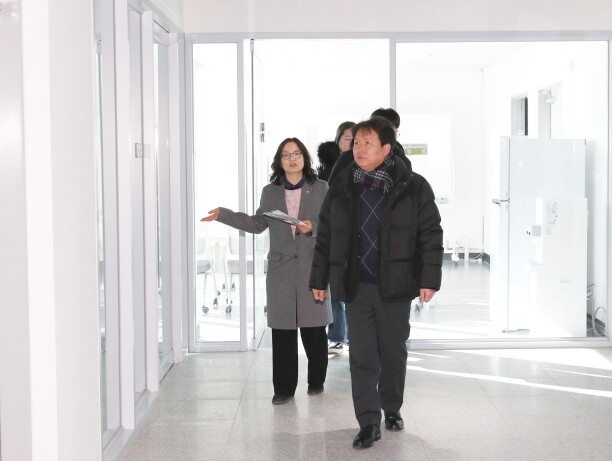 신병대 청주부시장, 준공 앞둔 무형유...