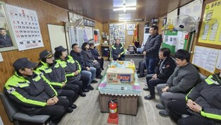 동두천시 상패동, 자율방범대 감악산지대 찾아 현장 격려