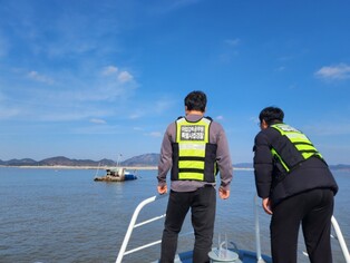 영광군, 실뱀장어 불법 어업 특별단속 실시