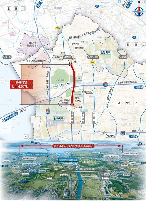 인천시, 교통혼잡도로 개선사업 선정, 국비 2,543억 원 확보