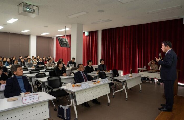 이재영 증평군수, 가톨릭꽃동네대학교 ...