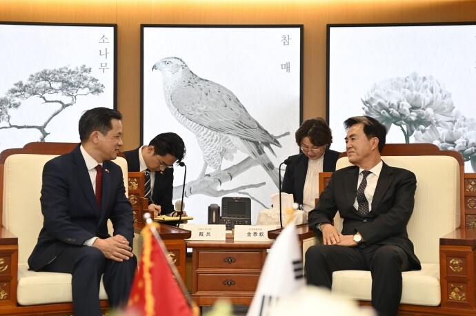 김태흠 충남도지사, 다이빙 주한 중국...