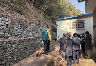 충남도, 이재민 임시조립주택·위험지역 점검