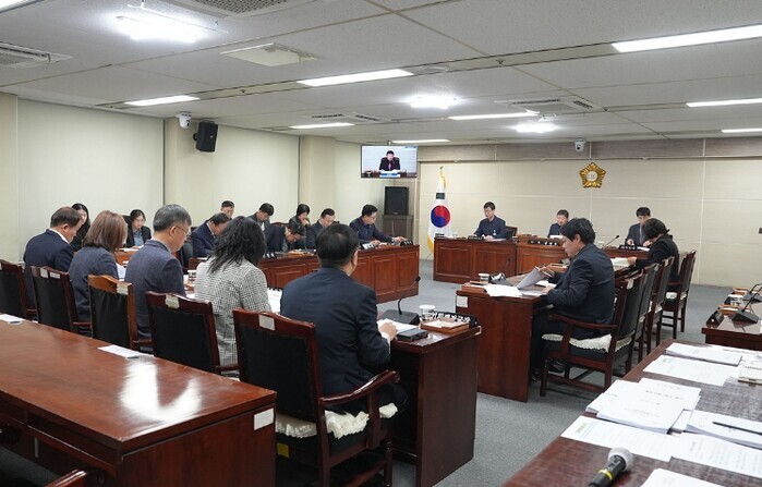 음성군의회, 3월 정례의원간담회 개최...