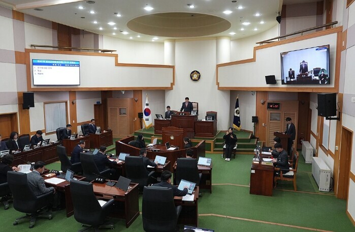 음성군의회, 제387회 임시회 개회