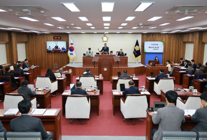 제9대 무안군의회 마지막 임시회 마무...