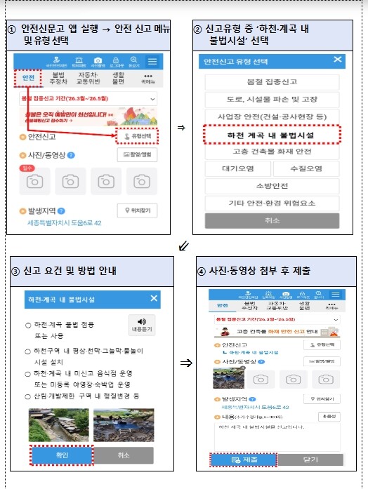 행정안전부, '하천·계곡 및 ...