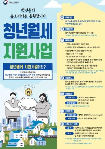 서천군, 청년월세 지원사업 3월 30...