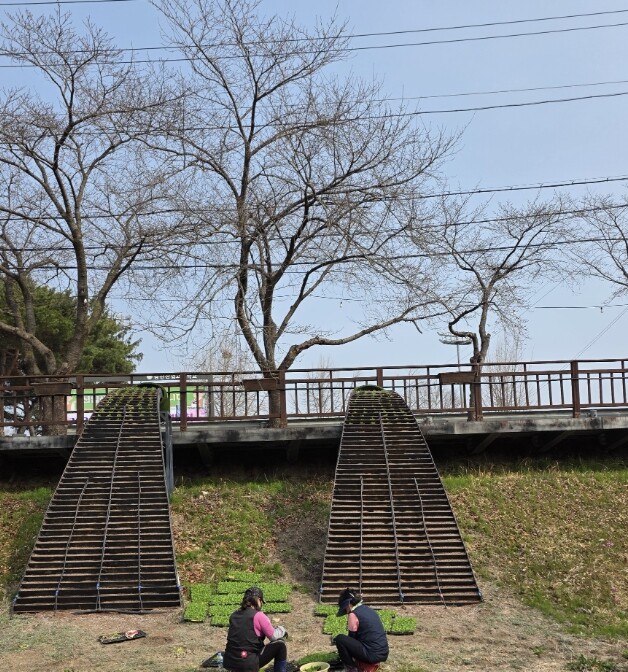 금산군농업기술센터, 금산천 데크산책로...