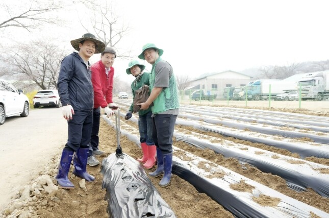 광주시 오포2동, 공동체 텃밭서
